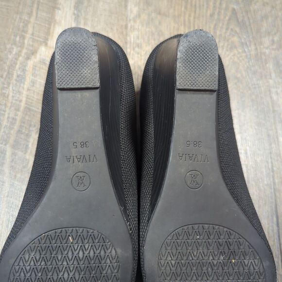 Vivaia Women's Size EU 38.5 US 7.5 Pointed Toe Heels Aria Wedge Pro Black - Picture 12 of 13